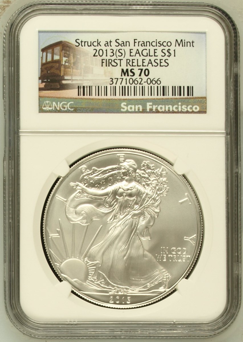 2013(S) EAGLE S$1 MS | Coin Explorer | NGC