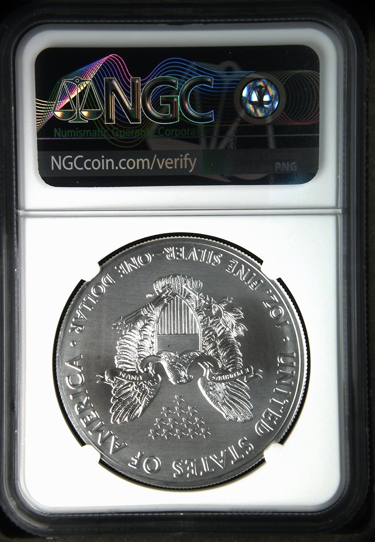 2021(S) Eagle Heraldic Eagle T-1 S$1 MS | Coin Explorer | NGC