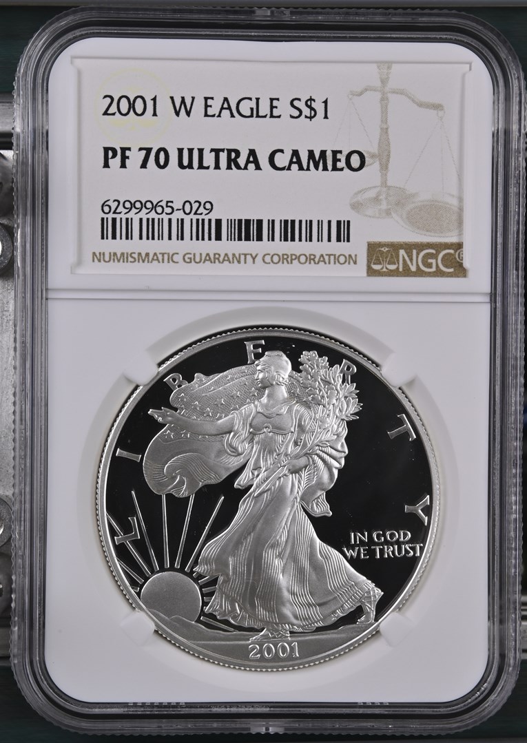 2001 W EAGLE S$1 PF | Coin Explorer | NGC