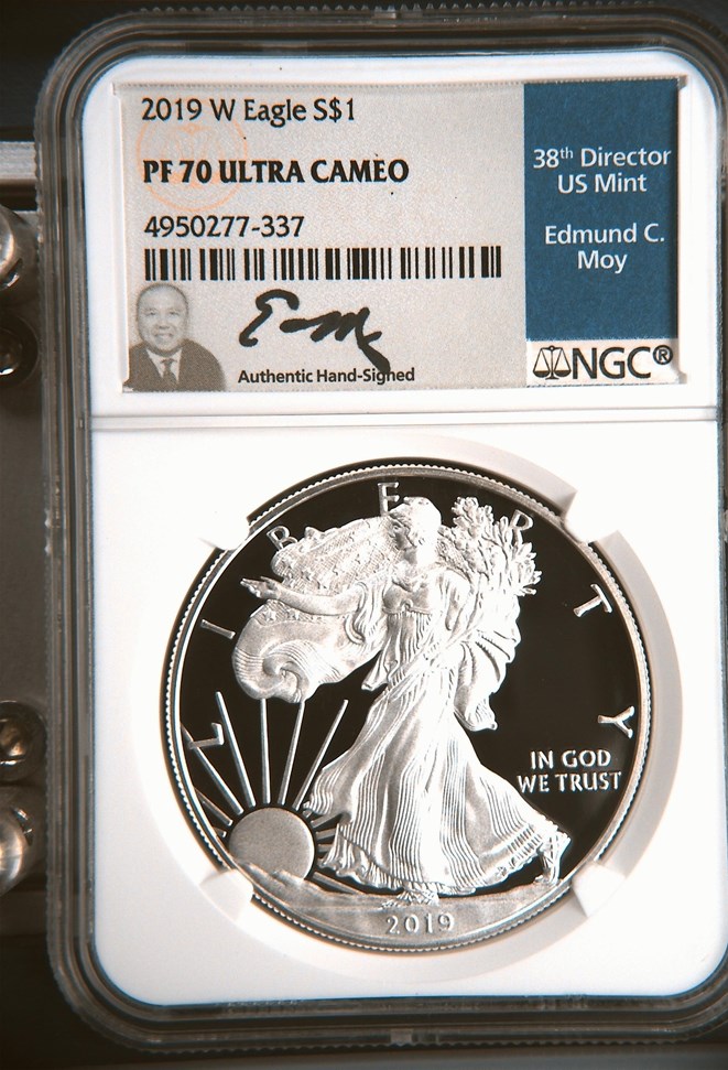2019 W Eagle S$1 PF | Coin Explorer | NGC