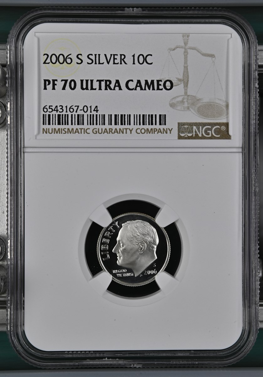 2006 S SILVER 10C PF | Coin Explorer | NGC