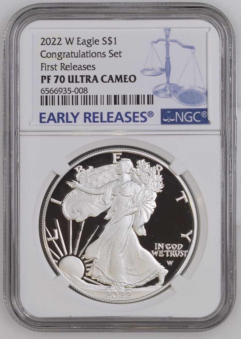2022 W Eagle S$1 PF | Coin Explorer | NGC