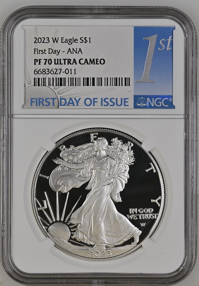 2023 W Eagle S$1 PF | Coin Explorer | NGC