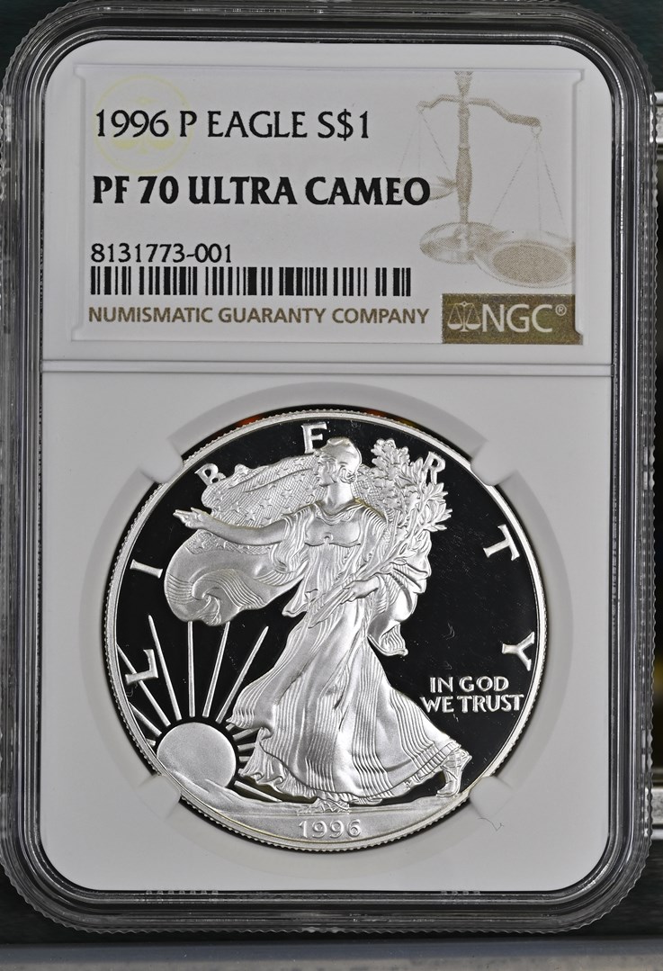 1996 P EAGLE S$1 PF | Coin Explorer | NGC