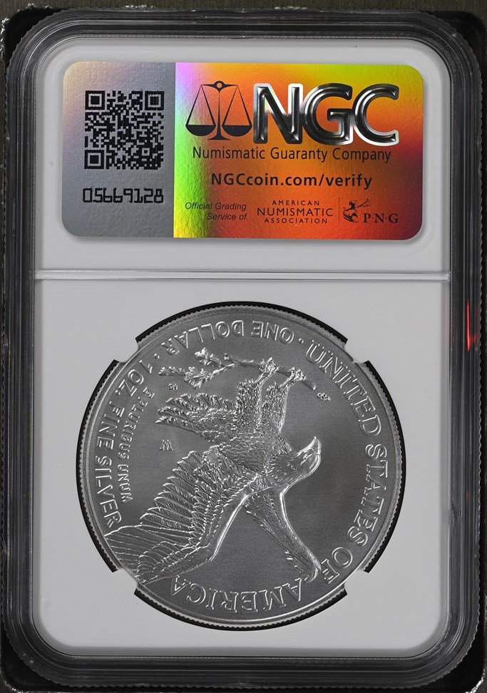 2024 W Eagle S$1 MS | Coin Explorer | NGC