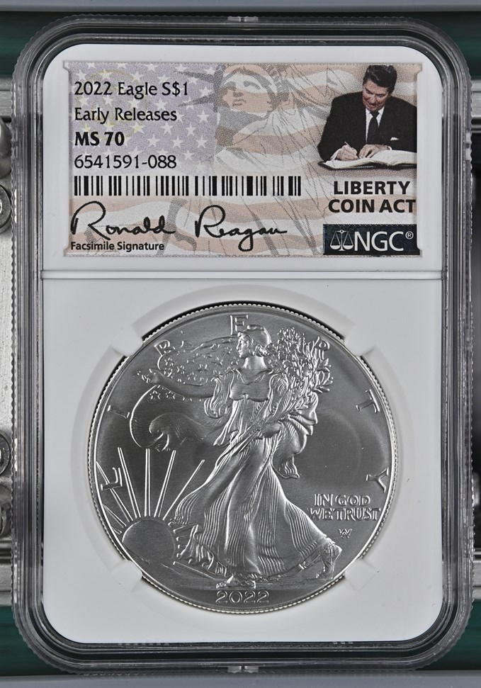 2022 Eagle S$1 MS | Coin Explorer | NGC