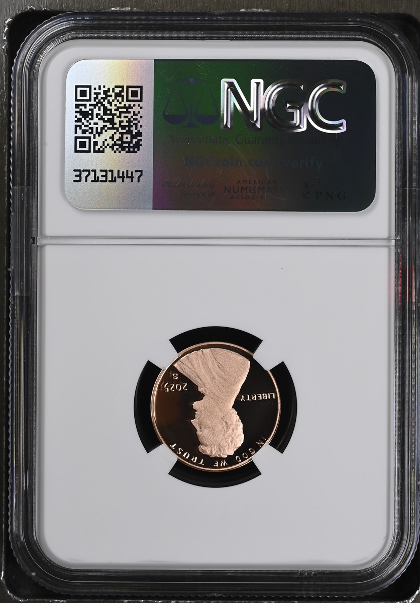 【くんちゃん】 2025年 1セント Sミント NGC鑑定 PF70 fit=scale-down,w=1200