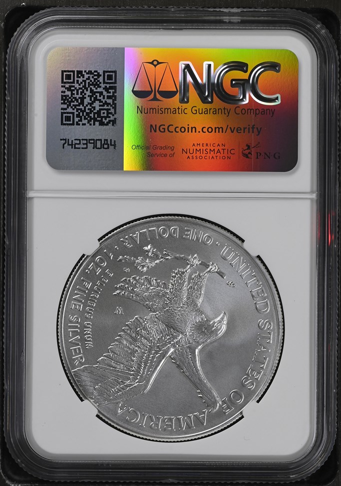 2022 W Eagle S$1 MS | Coin Explorer | NGC