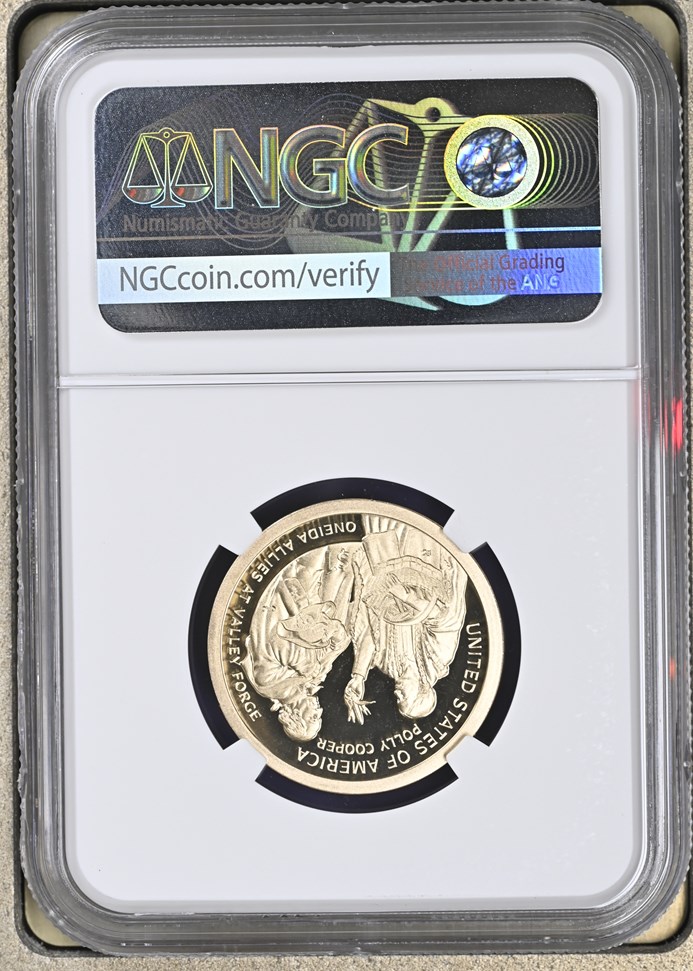 1776-2026 S Sacagawea Polly Cooper $1 PF | Coin Explorer | NGC