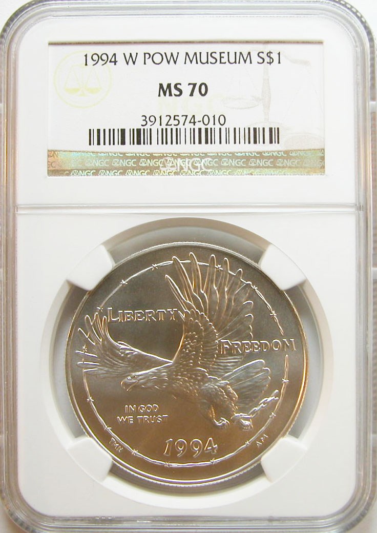 1994 W PRISONER OF WAR MUSEUM S$1 MS | Coin Explorer | NGC