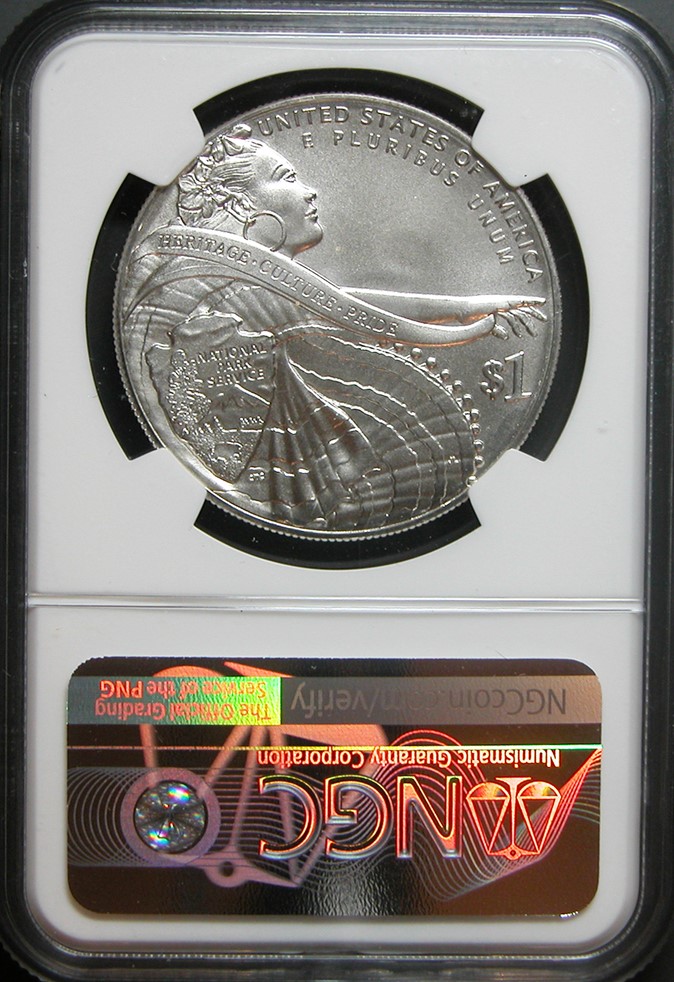 2016 P NATIONAL PARK SERVICE S$1 MS | Coin Explorer | NGC