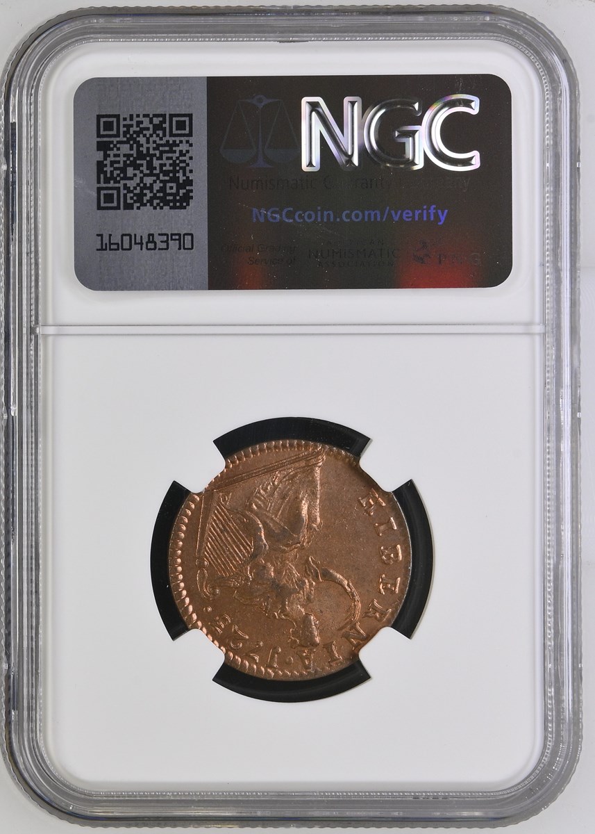 1723 HIBERNIA S-6601 1/2P MS | Coin Explorer | NGC