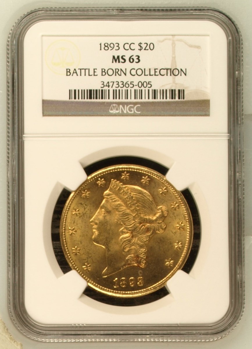 1893 CC $20 MS | Coin Explorer | NGC
