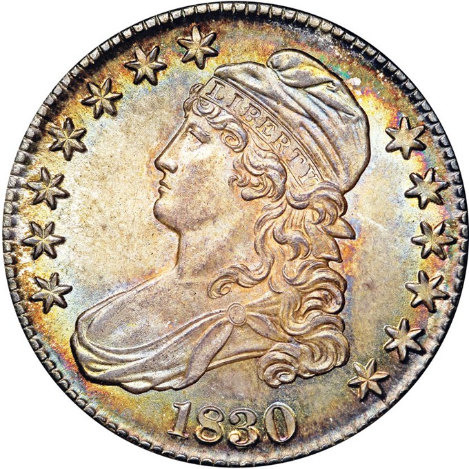 1830 50C MS | Coin Explorer | NGC