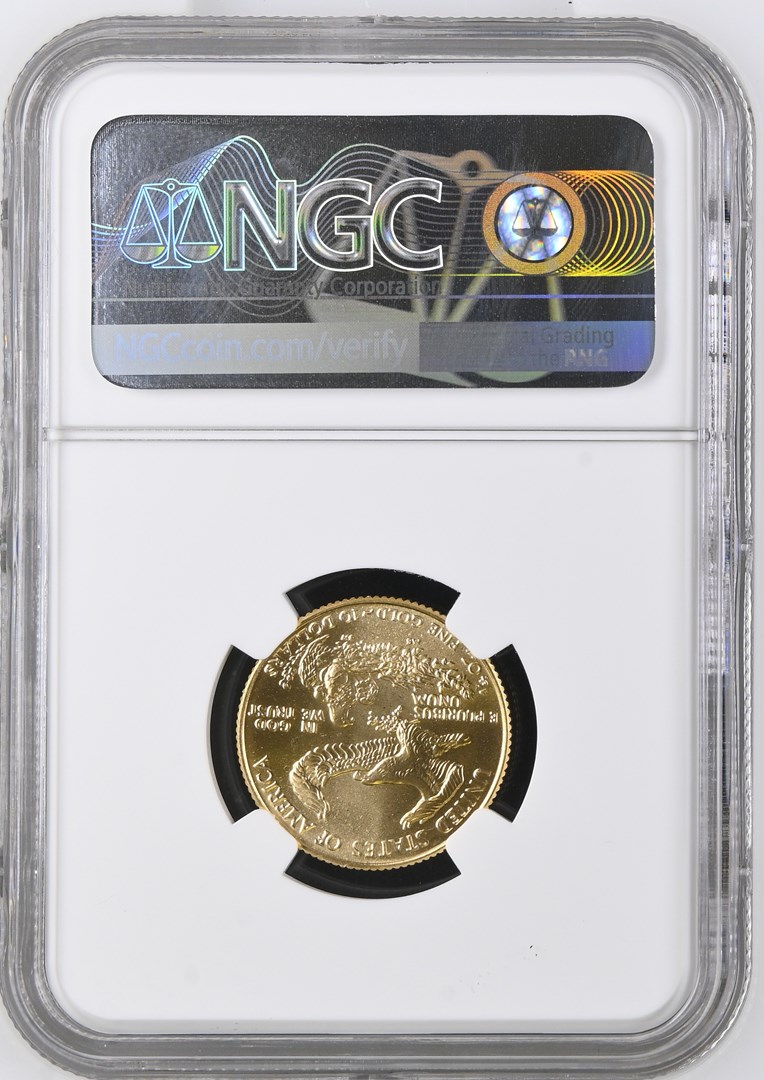 1990 EAGLE G$10 MS | Coin Explorer | NGC