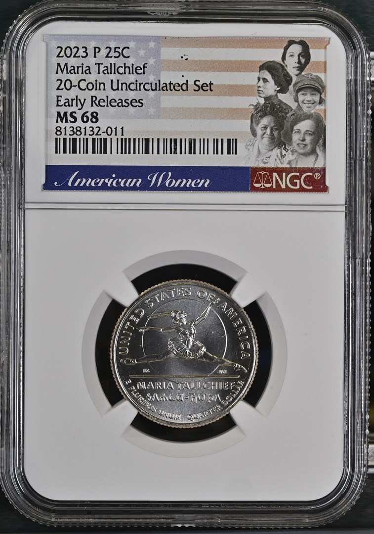 2023 P Maria Tallchief 25C MS | Coin Explorer | NGC