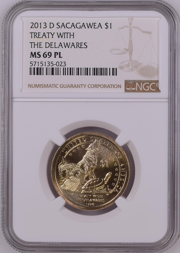 2013 D SACAGAWEA TREATY WITH $1 MS | Coin Explorer | NGC