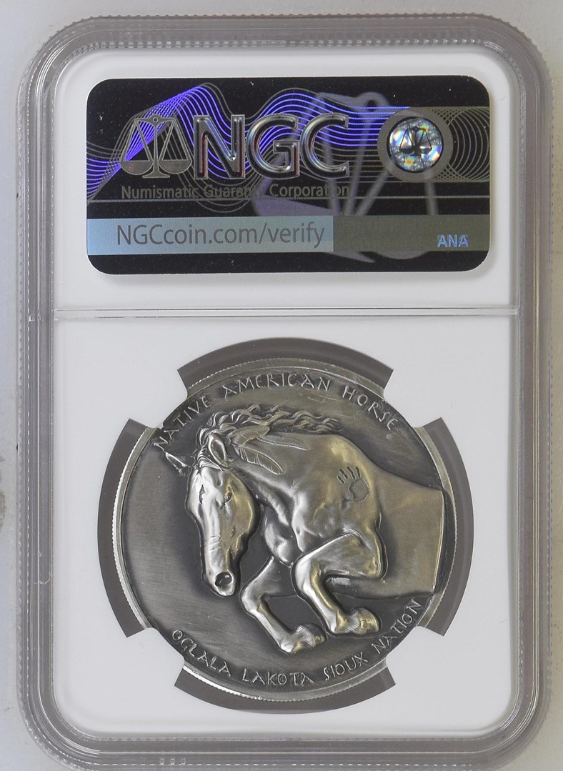2023 Silver Crazy Horse-Native Amer. $1 MS | Coin Explorer | NGC