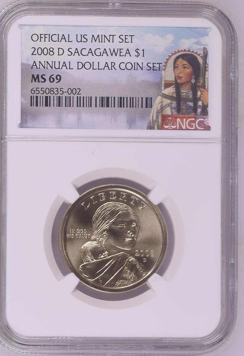 2008 D SACAGAWEA $1 MS | Coin Explorer | NGC