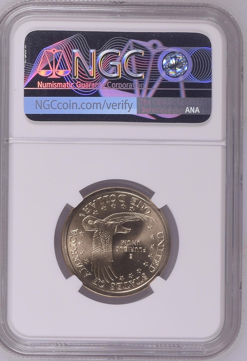【２点セット】NGC MS66RD 2025P&D シールド ビジネスストライク 2008 D SACAGAWEA $1 MS | Coin Explorer | NGC