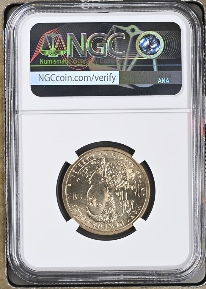 2025 P Sacagawea Mary Kawena Pukui $1 MS | Coin Explorer | NGC