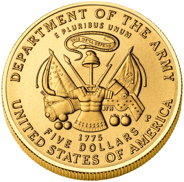 2011 P UNITED STATES ARMY $5 MS | Coin Explorer | NGC