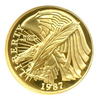 1987 W Constitution Bicentennial $5 PF | Coin Explorer | NGC