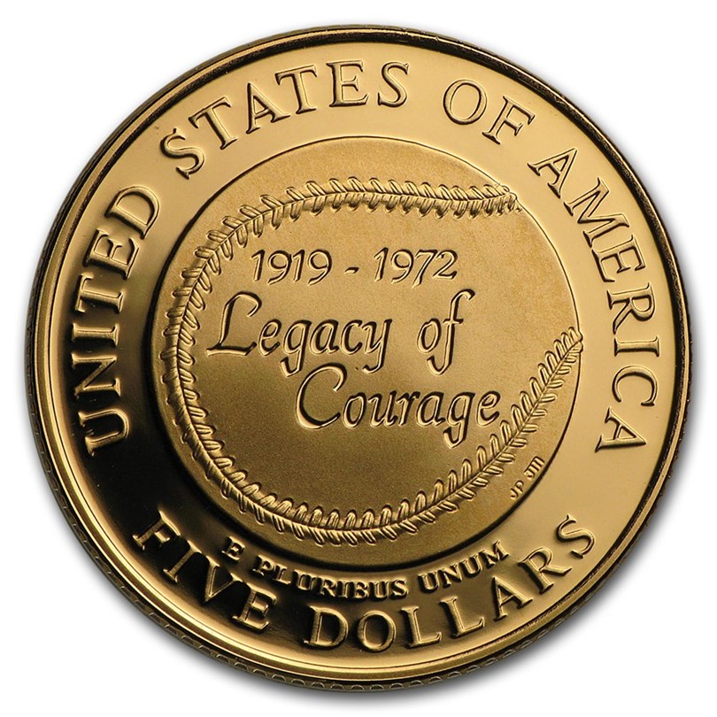 1997 W JACKIE ROBINSON $5 PF | Coin Explorer | NGC