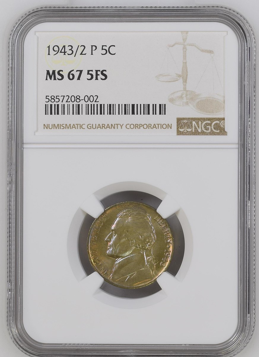 1943/2 P 5C MS | Coin Explorer | NGC