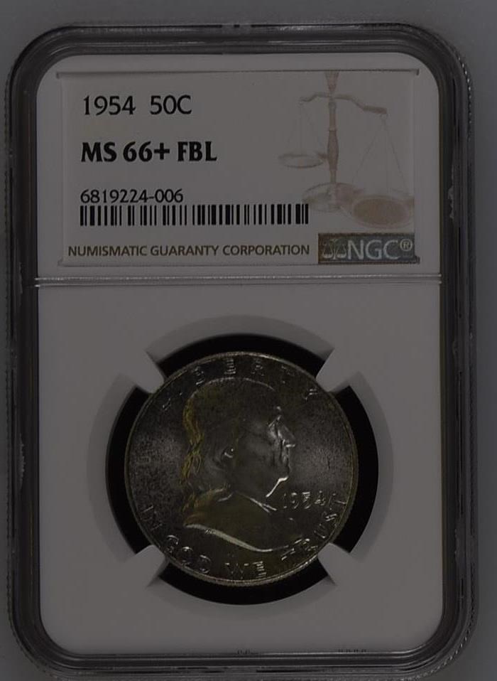 1954 50C MS | Coin Explorer | NGC