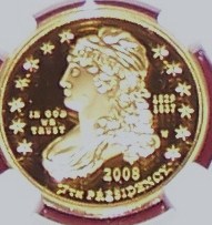 2008 W JACKSON'S LIBERTY G$10 PF | Coin Explorer | NGC