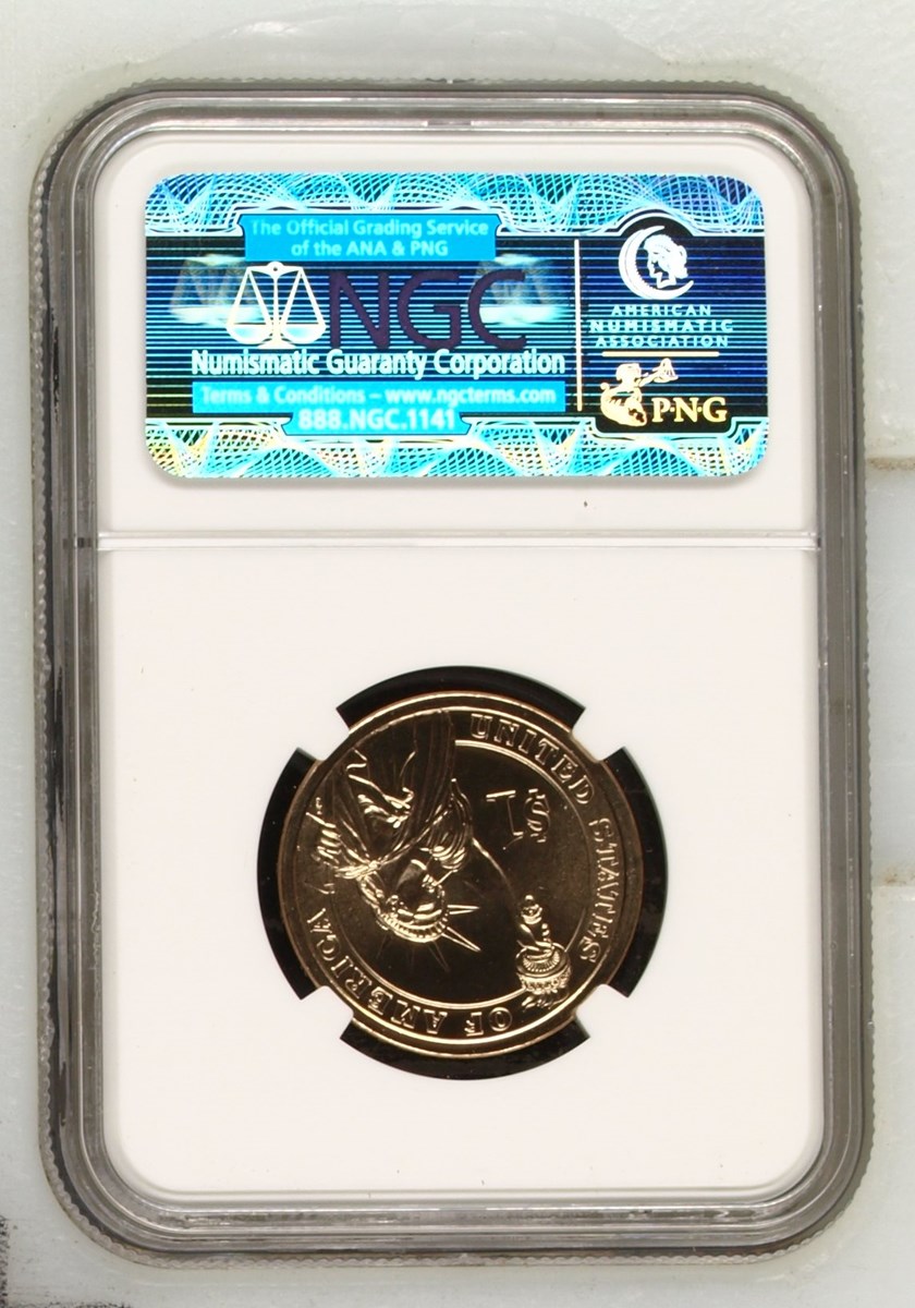 2012 D CHESTER ARTHUR $1 MS | Coin Explorer | NGC