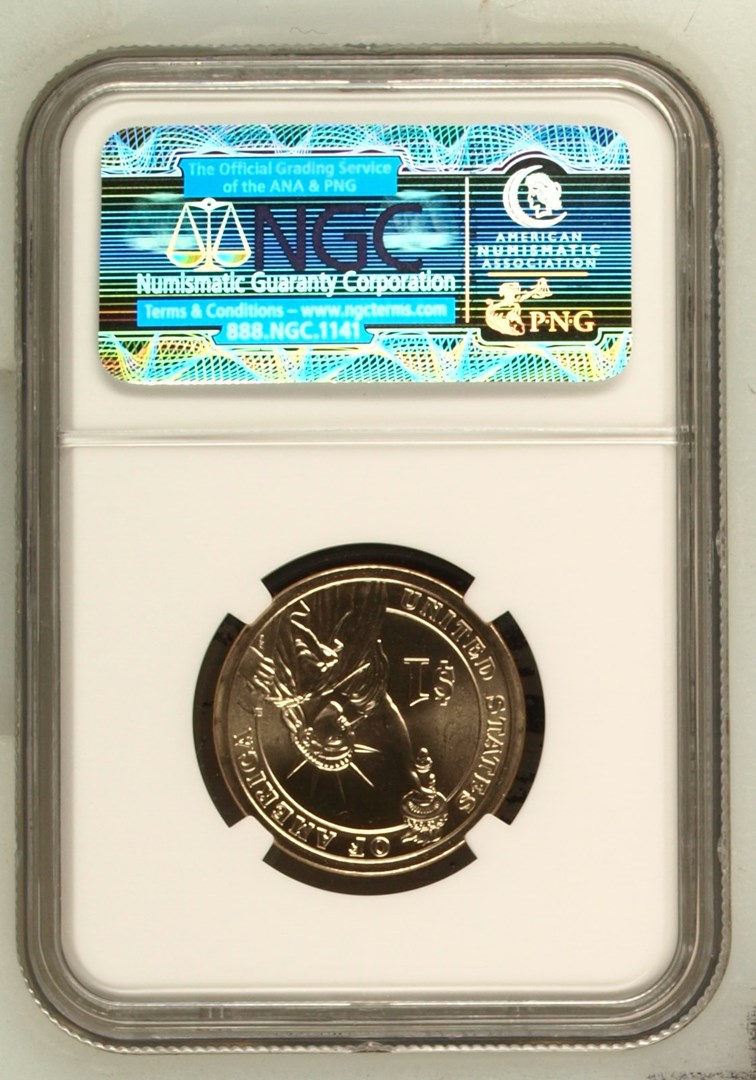2012 P BENJAMIN HARRISON $1 MS | Coin Explorer | NGC