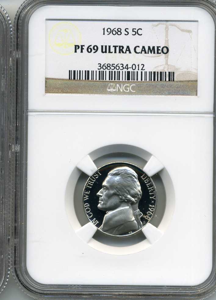 1968 S 5C PF | Coin Explorer | NGC