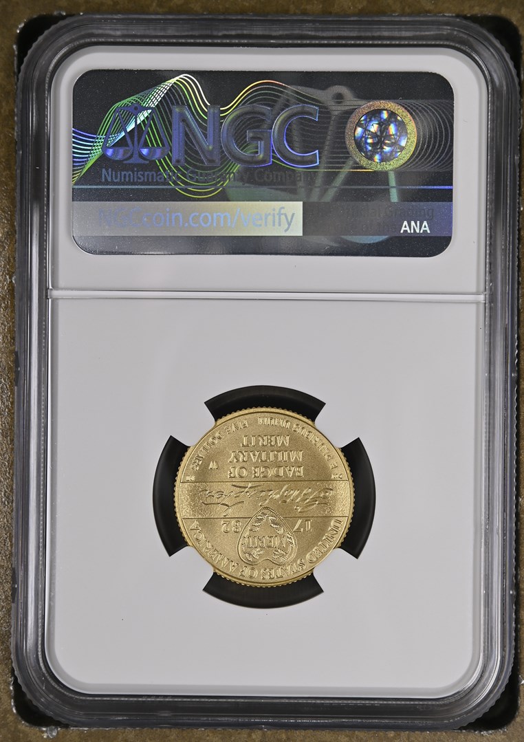 2022 W Purple Heart $5 MS | Coin Explorer | NGC