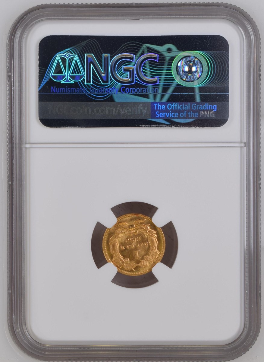 【本物・希少】NTT　OB用記章　バッジ　ゴールド 1880 G$1 MS | Coin Explorer | NGC