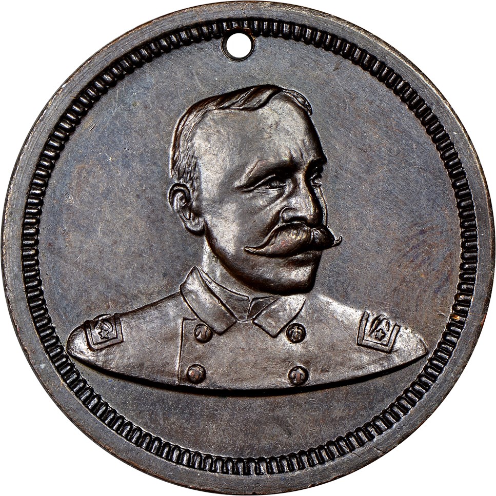 Copper Medal Celebrating Admiral Dewey's Victory in the Battle of