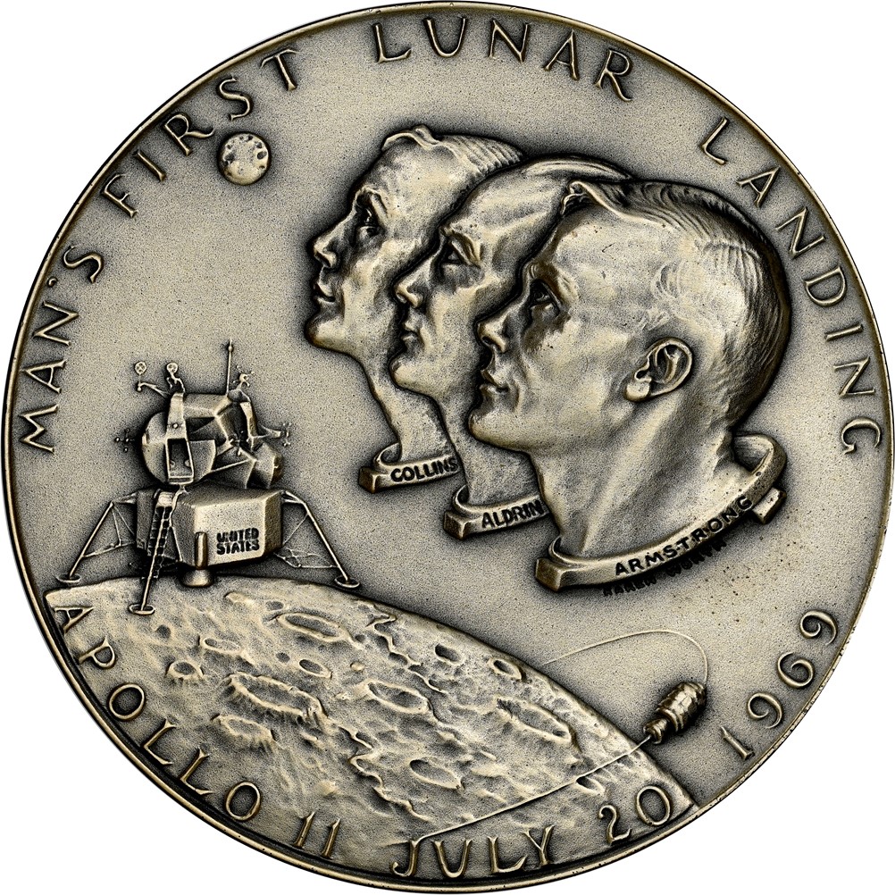 APOLLO 11 記念メダル 銀925/1000 1969年 ITALY APOLLO 11 記念メダル 銀925/1000 1969年 ITALY