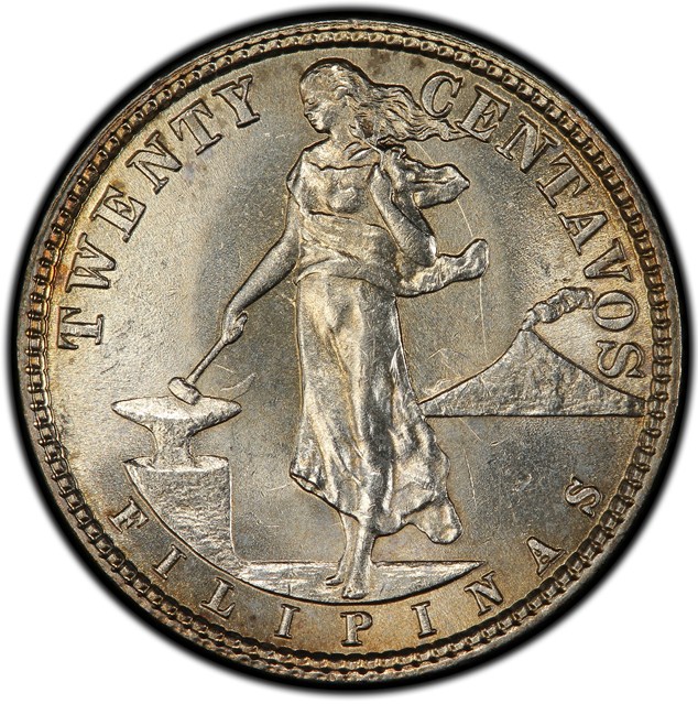 Twenty Centavos Territorial Reverse (