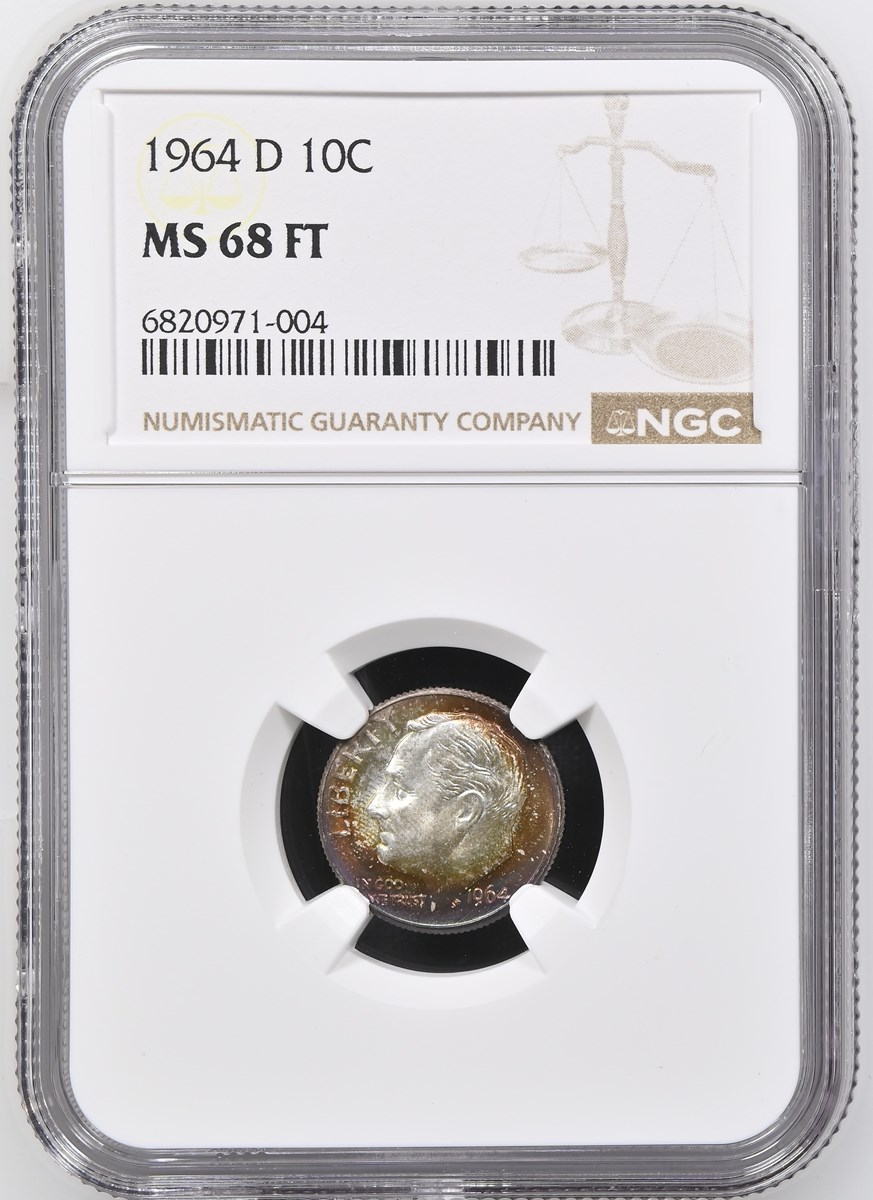 1964 D 10C MS | Coin Explorer | NGC