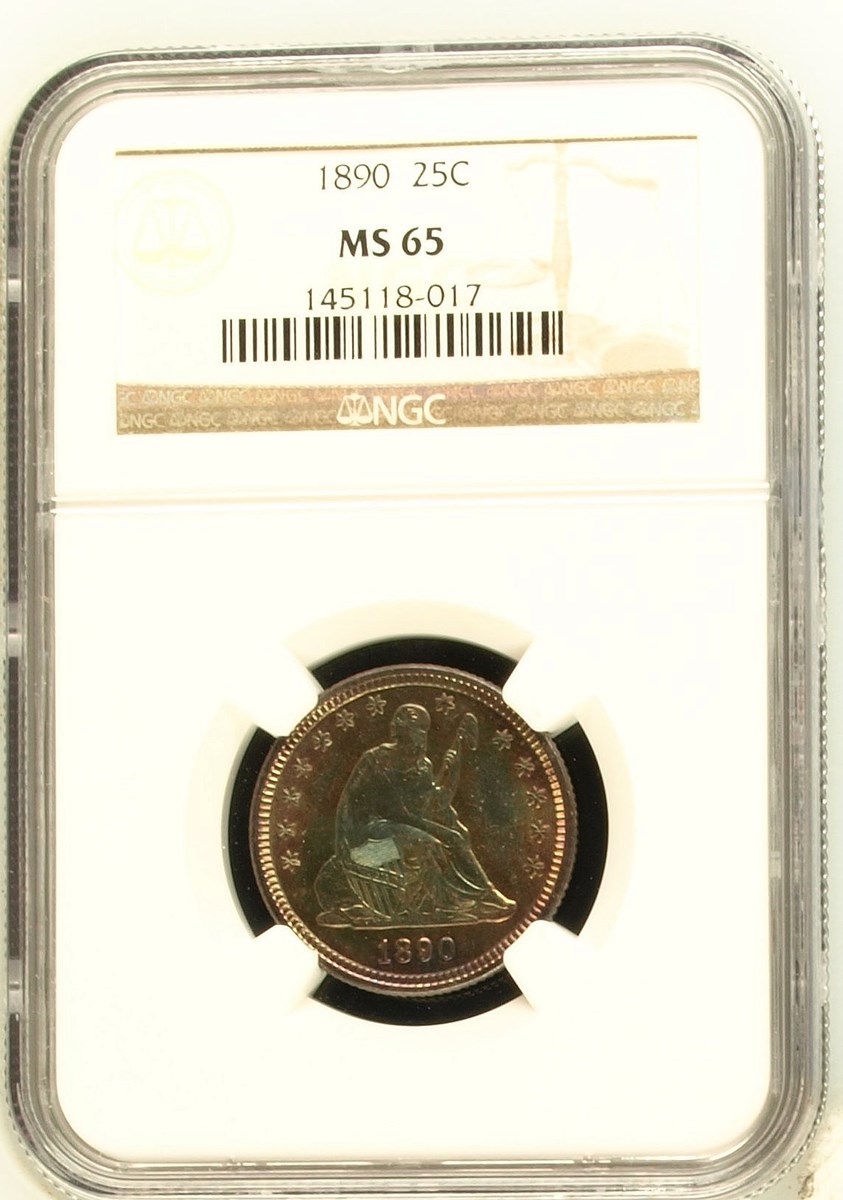 1890 25C MS | Coin Explorer | NGC