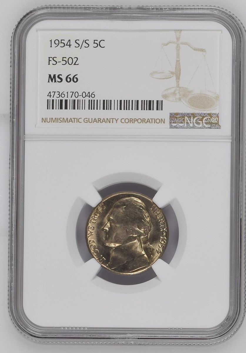 1954 S 5C MS | Coin Explorer | NGC