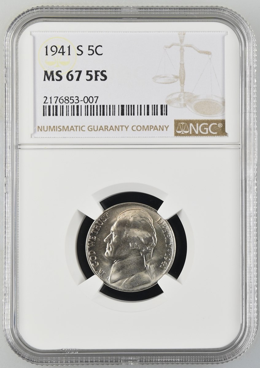 1941 S 5C MS | Coin Explorer | NGC