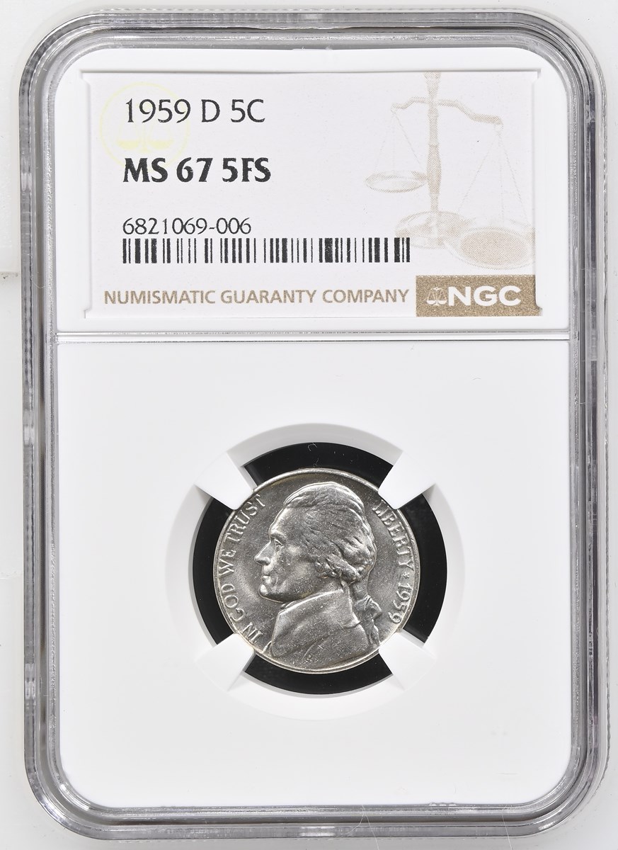 1959 D 5C MS | Coin Explorer | NGC