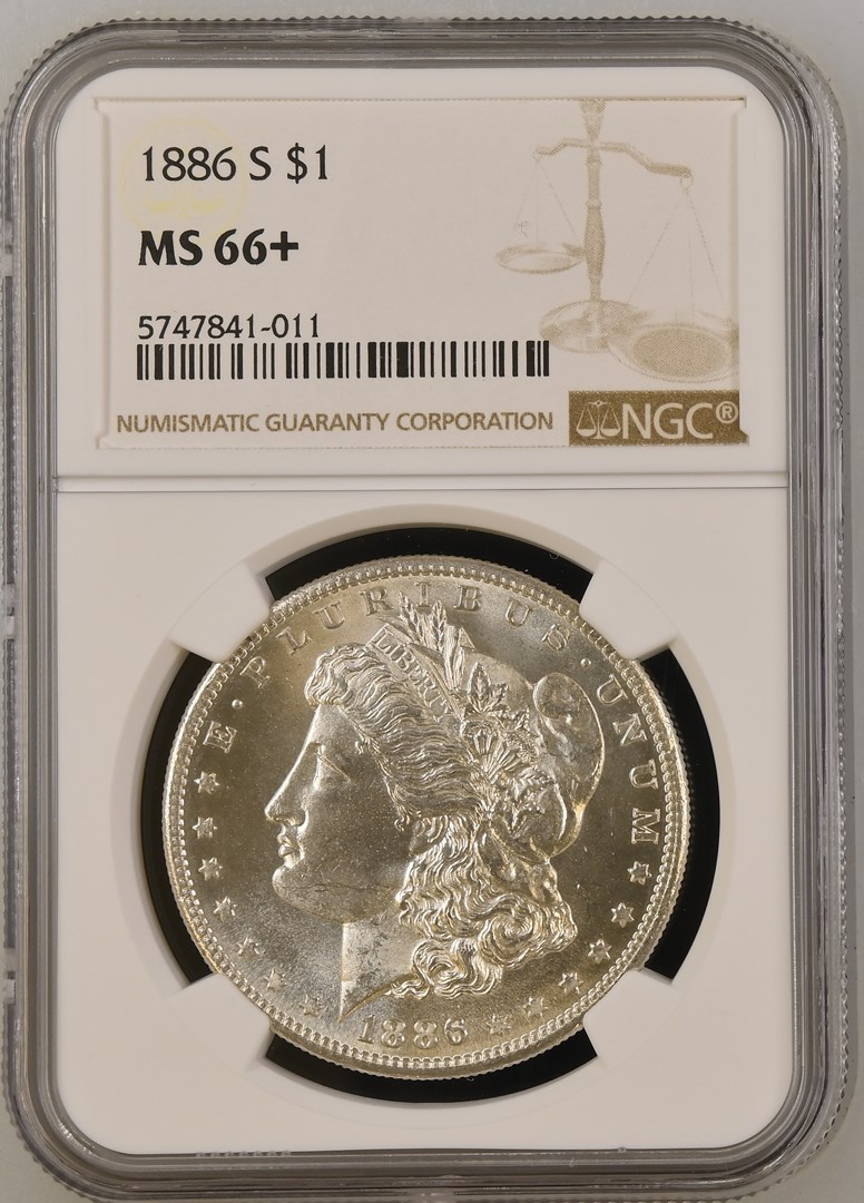 1886 S $1 MS | Coin Explorer | NGC