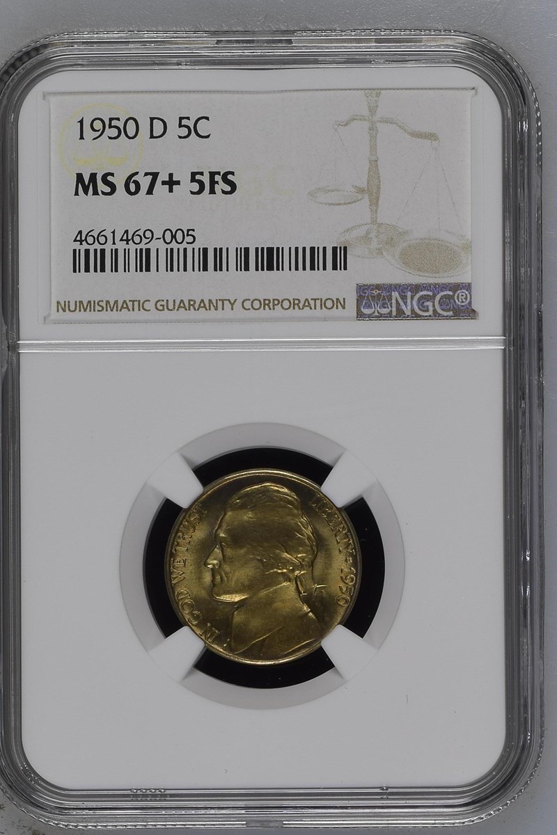 1950 D 5C MS | Coin Explorer | NGC