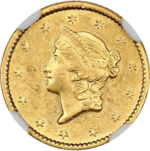 1854 S G$1 MS | Coin Explorer | NGC