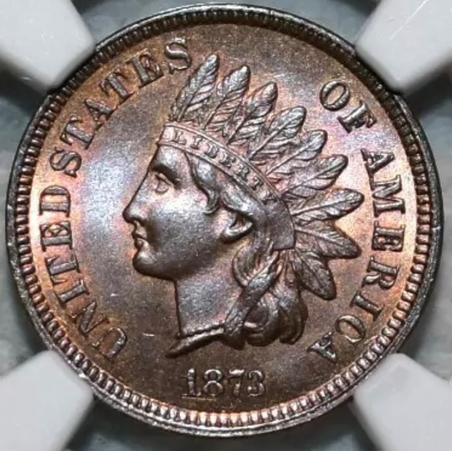 1873 OPEN 3 1C MS | Coin Explorer | NGC