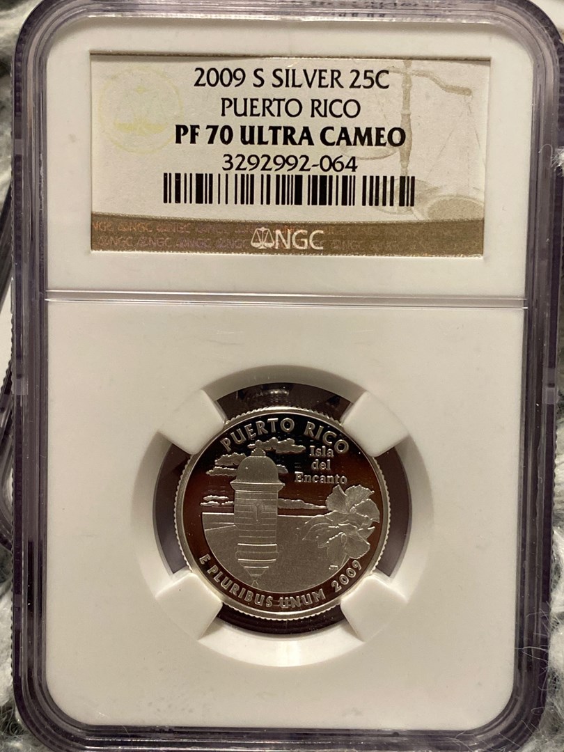 2009 S SILVER PUERTO RICO 25C PF | Coin Explorer | NGC