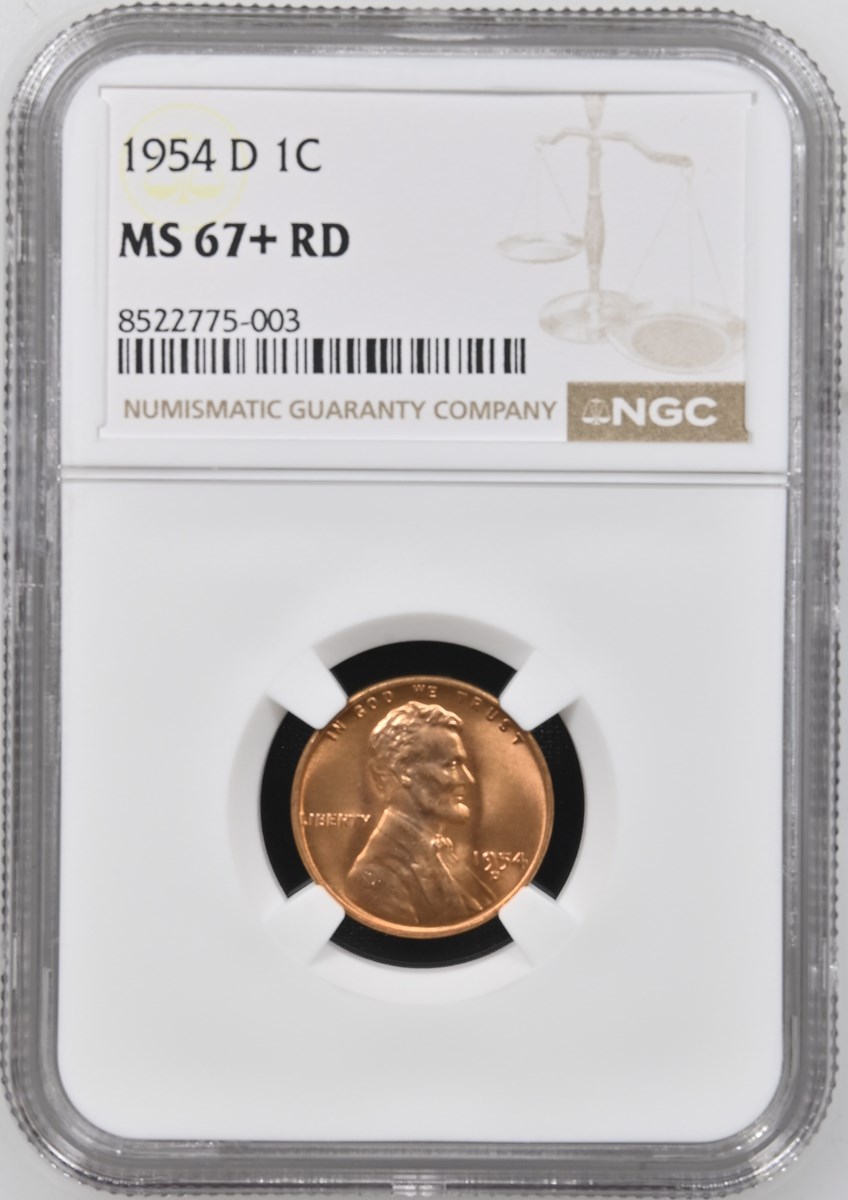 1954 D 1C MS | Coin Explorer | NGC